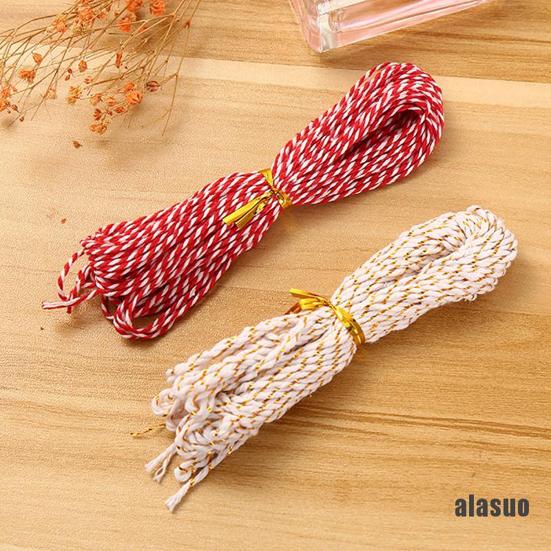 Dây Thừng Cotton Dài 10m Dùng Trang Trí Giáng Sinh