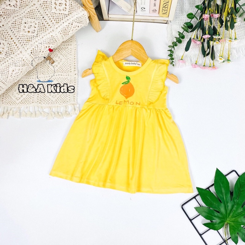 [8-20kg]Váy đầm bé gái họa tiết bông hoa - HÀNG CHÍNH HÃNG cho bé Size 80-130