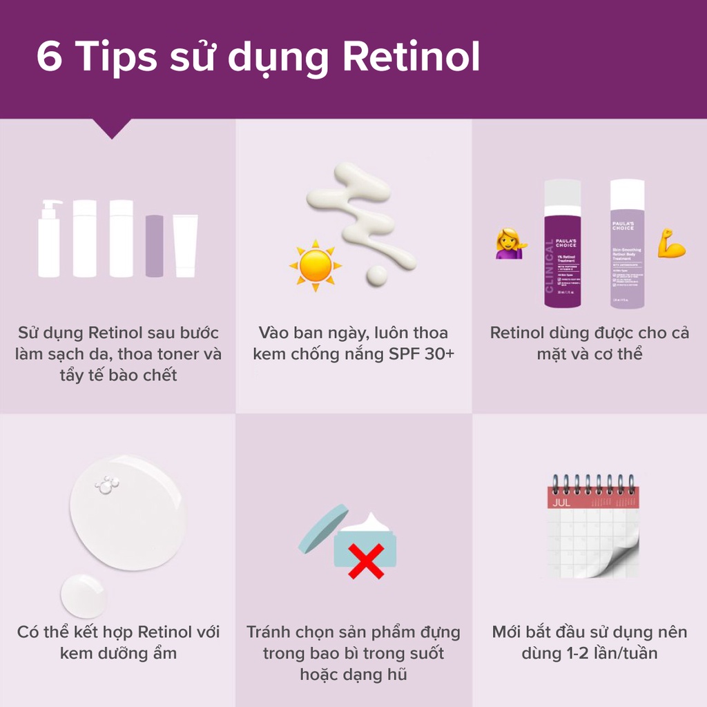 [PAULA'S CHOICE] Lotion Chống Lão Hóa Và Ngừa Mụn Mờ Thâm Chứa 0.3% Retinol + 2% Bakuchiol Treatment 30ml (Mã 8015)