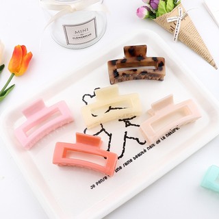 Kẹp Tóc Nữ Màu Pastel Trong Suốt, Cặp Tóc Càng Cua Hàn Quốc HA17