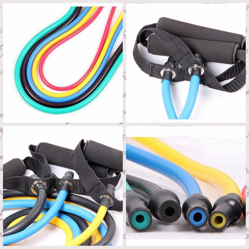 MYRONGVN Dây Kéo Co Giãn Chịu Lực Tốt Hỗ Trợ Tập Yoga / Thể Hình Tại Nhà