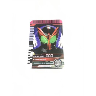 Thẻ bài sưu tầm card in kamen rider Decade đọc được 2 mặt trong Driver OOO Ozu