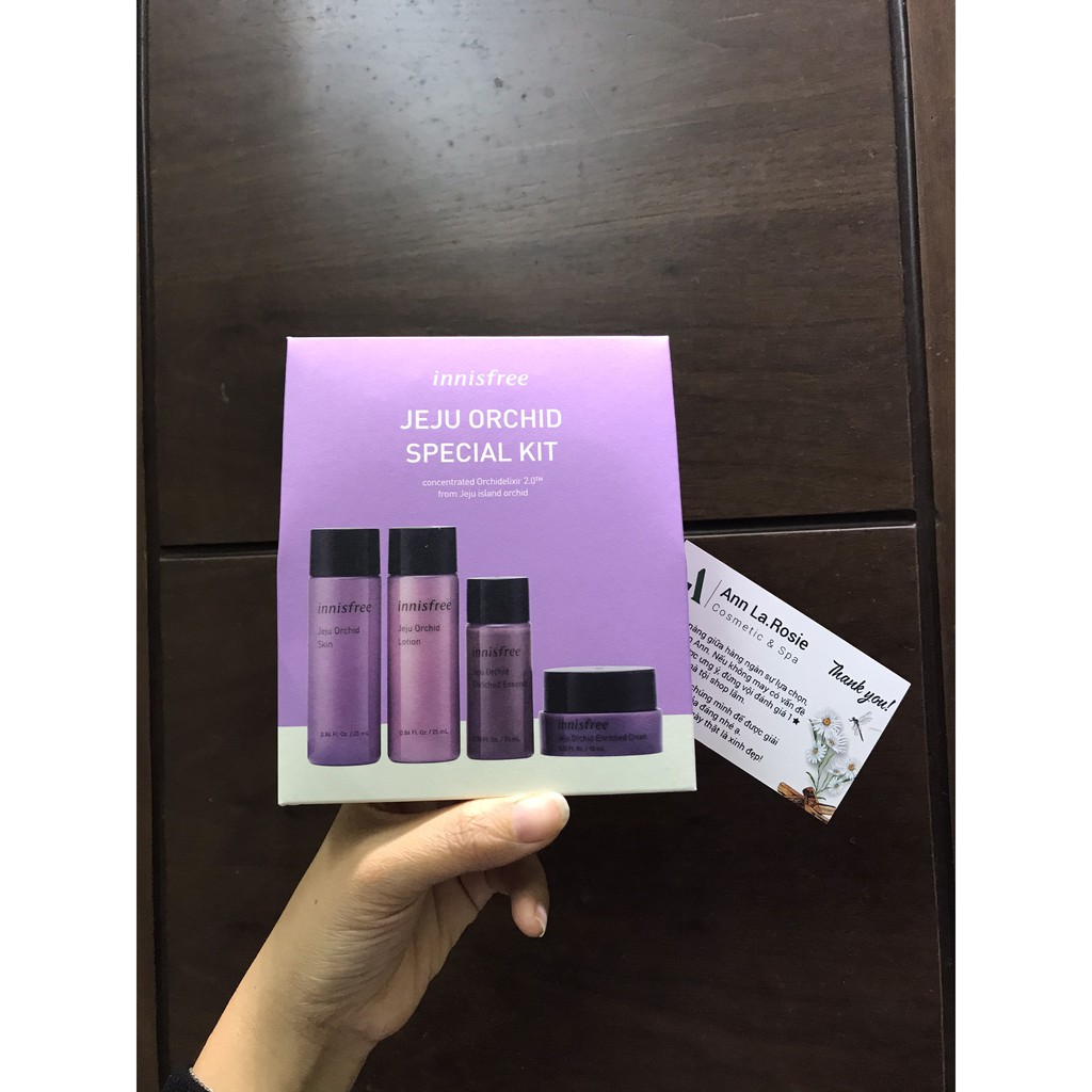 Set dưỡng Innisfree Orchid Special Kit mini (4sp)