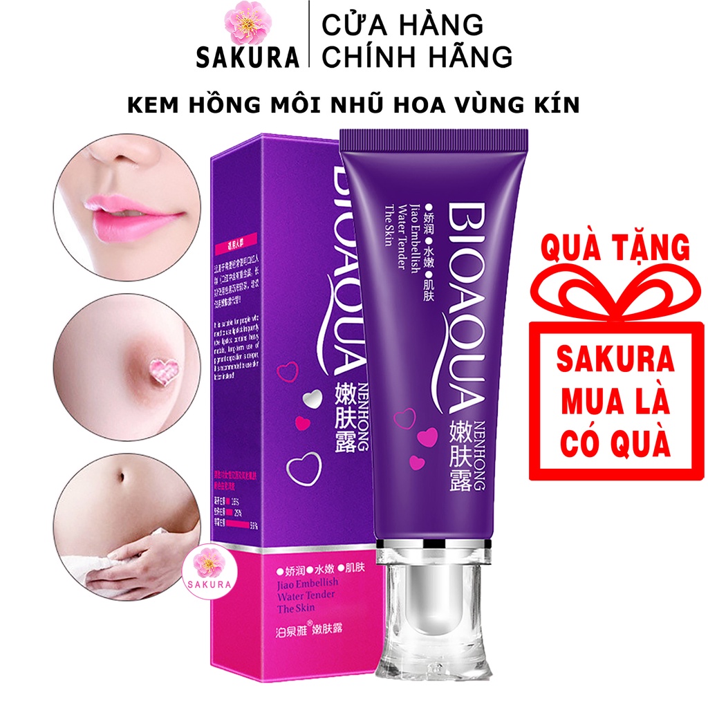 Kem làm hồng nhũ hoa vùng kín hồng môi BIOAQUA nội địa trung SAKURA 30g | BigBuy360 - bigbuy360.vn