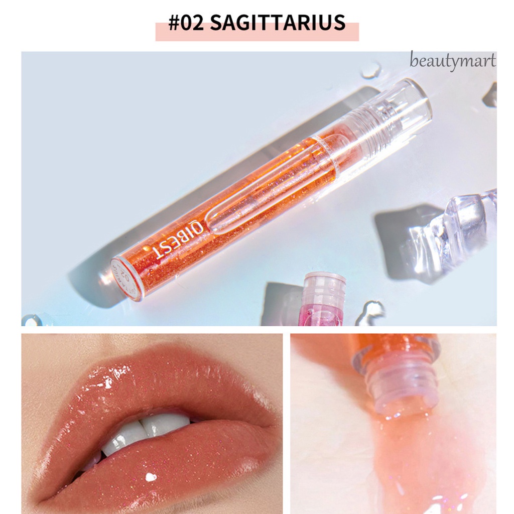 [Hàng mới về] Son bóng dạng lỏng trong suốt dưỡng ẩm lâu trôi dành cho nữ