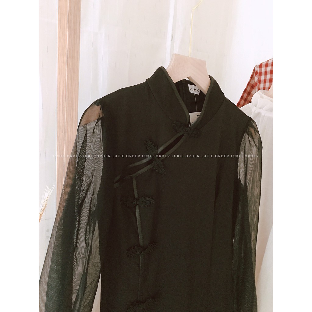 [LUKIE-ORDER] Sườn xám cách tân Trung Hoa (Ảnh thật) | BigBuy360 - bigbuy360.vn