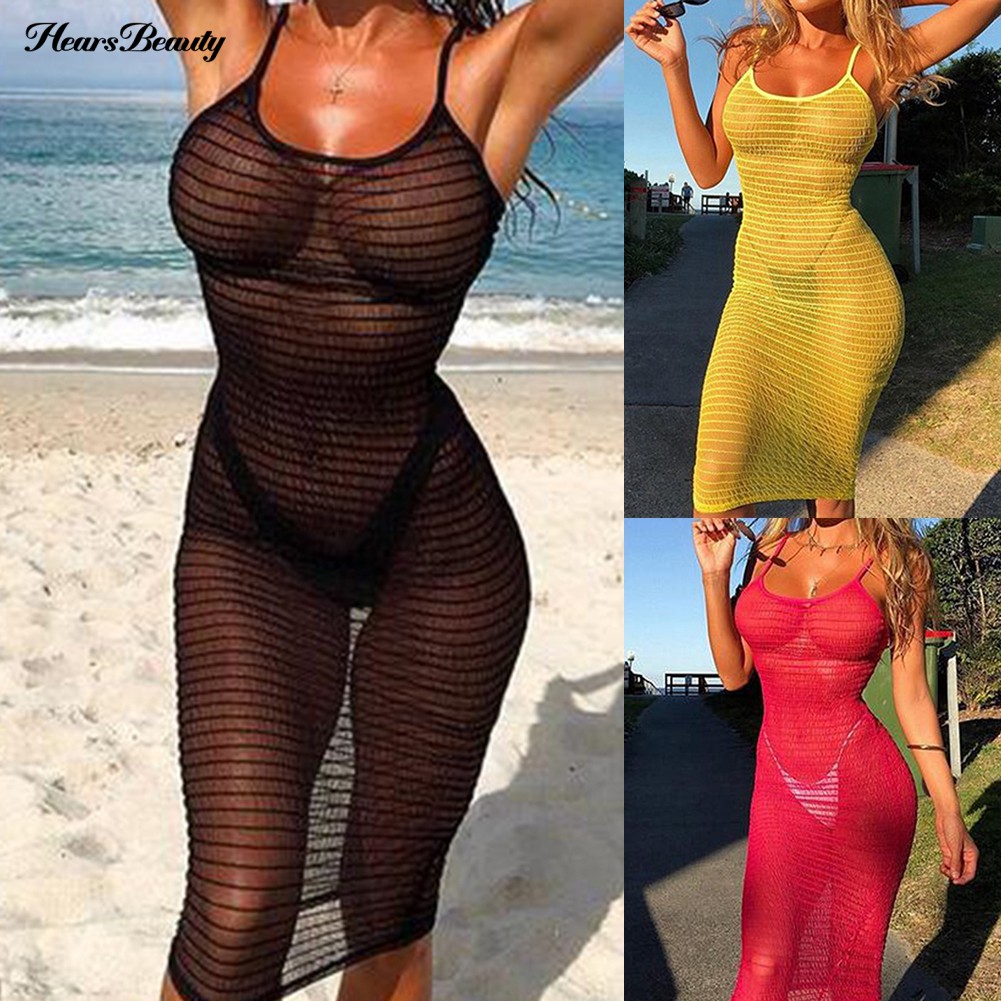 Đầm khoác ngoài bikini không tay quyến rũ dành cho nữ | BigBuy360 - bigbuy360.vn