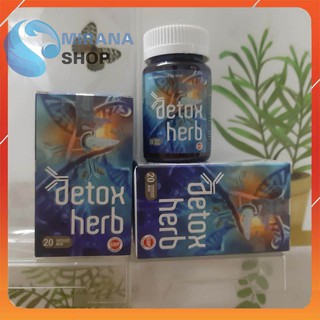 [COMBO 3 HỘP] Viên Uống DETOXHERB - Diệt Ký Sinh Trùng Nâng Cao Đề Kháng Cải Thiện Miễn Dịch - Chính Hãng Hộp 20 Viên