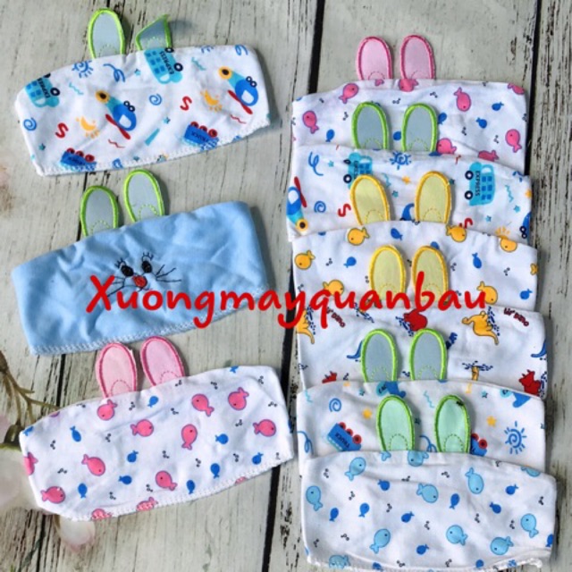 Che thóp cotton cho bé hàng đẹp
