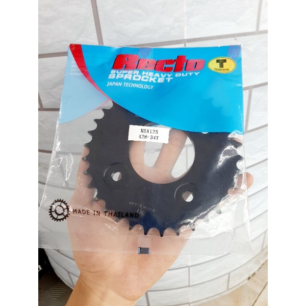 Bộ Nhông Sên Dĩa Recto Nhông Dĩa Đen - SÊN ĐEN Winner , Raider, Sonic , Ex135 , Ex150, Axelo ,MSX , Future125