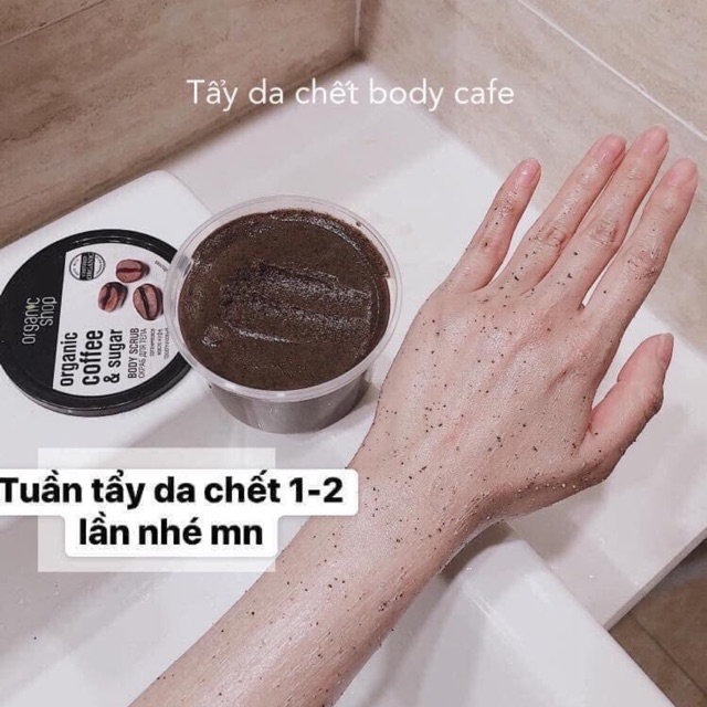 Tẩy da chết body Cafe