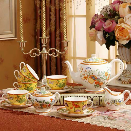 [ kèm ảnh thật ] Bộ ấm chén hoàng gia cao cấp thiết kế độc đáo