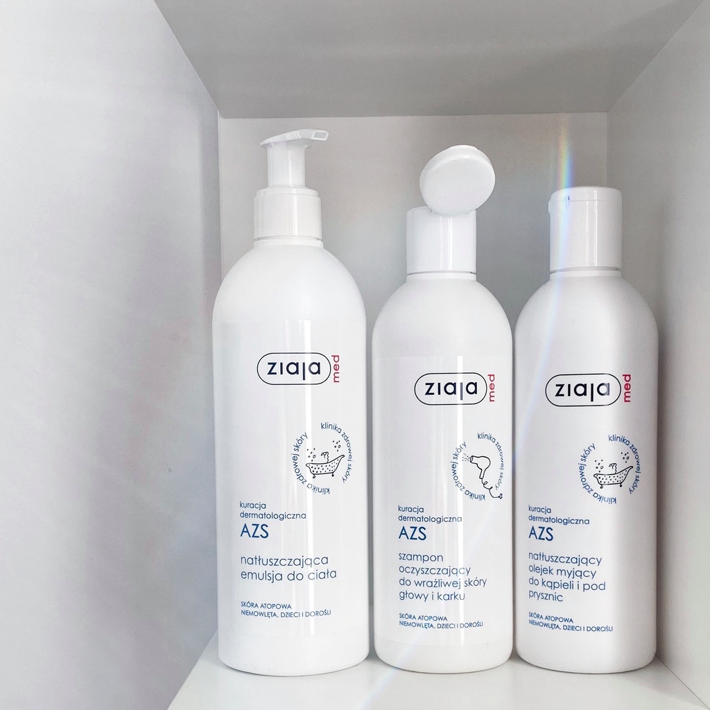 Nhũ Tương Ziaja Med AZS 400ML - Dưỡng Ẩm Mượt Da Toàn Thân Ziaja Med Atopic Skin - Ziaja Med Atopy AZS