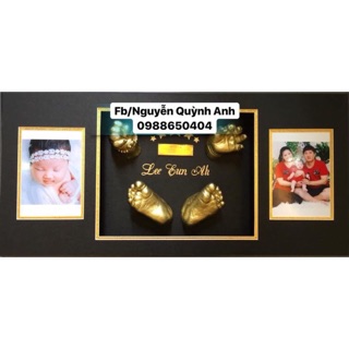 Set bột làm tượng 3d, khung, kèm bảng tên..