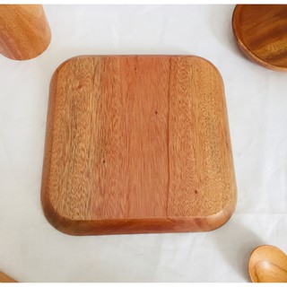 DĨA VUÔNG GỖ THANH TÚ 20CM