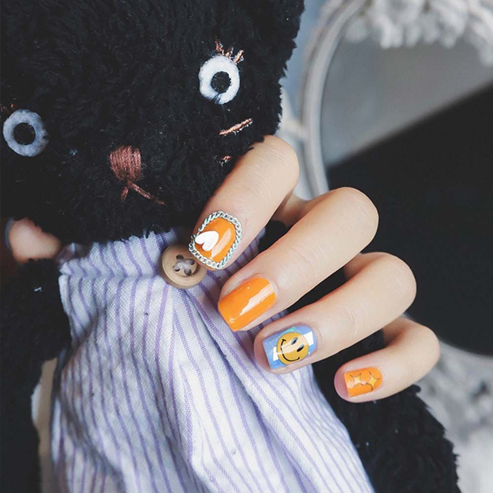 [Hàng mới về] Miếng Dán Móng Tay Siêu Mỏng Họa Tiết Hoa Hướng Dương Xinh Xắn