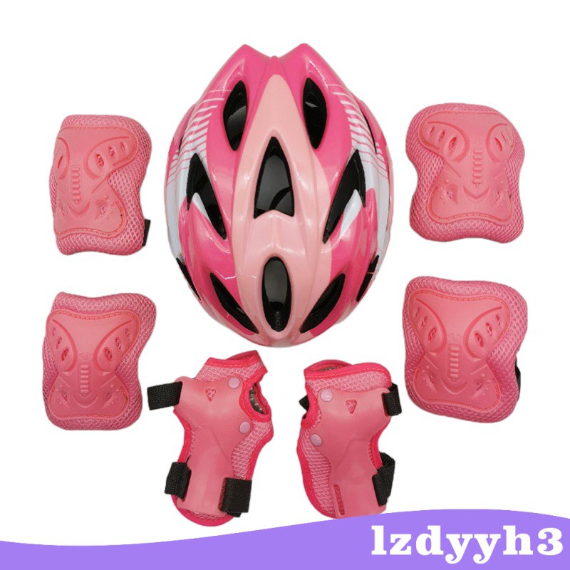 Set 7 Miếng Đệm Bảo Vệ Đầu Gối / Khuỷu Tay / Trượt Ván Dành Cho Trẻ Em Lzdyyh3