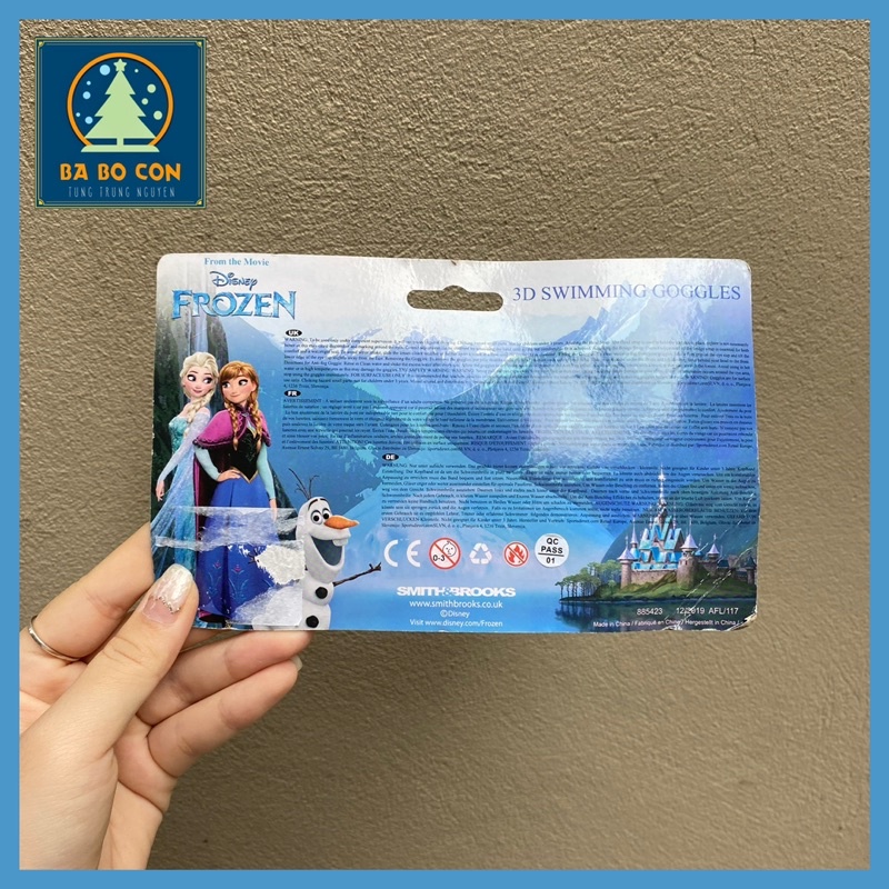 Kính bơi trẻ em Disney Frozen cho bé từ 3-5 tuổi, fullbox hàng new 100%
