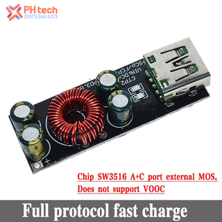 Mạch sạc nhanh qc4.0 pd3.0 usb type-c 6-35v cho điện thoại di động