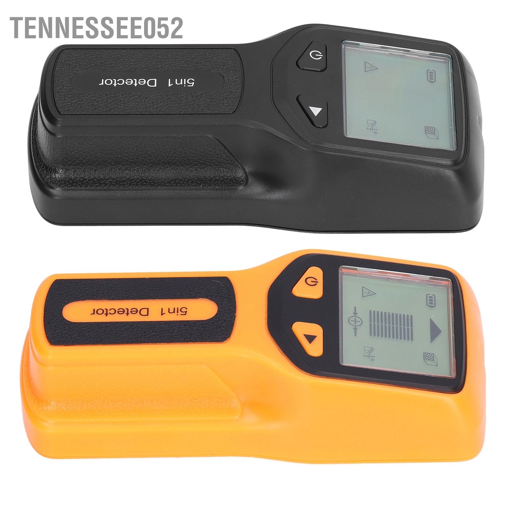 Tennessee052 5 trong 1 Stud Finder Máy quét tường đa chức năng LCD dò kim loại điện tử HW430