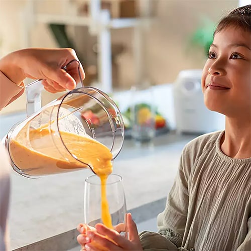 Máy xay sinh tố Philips HR2041/30 - Hang chính hãng - Thiết kế đẹp, Sang trọng, Dễ lau chùi