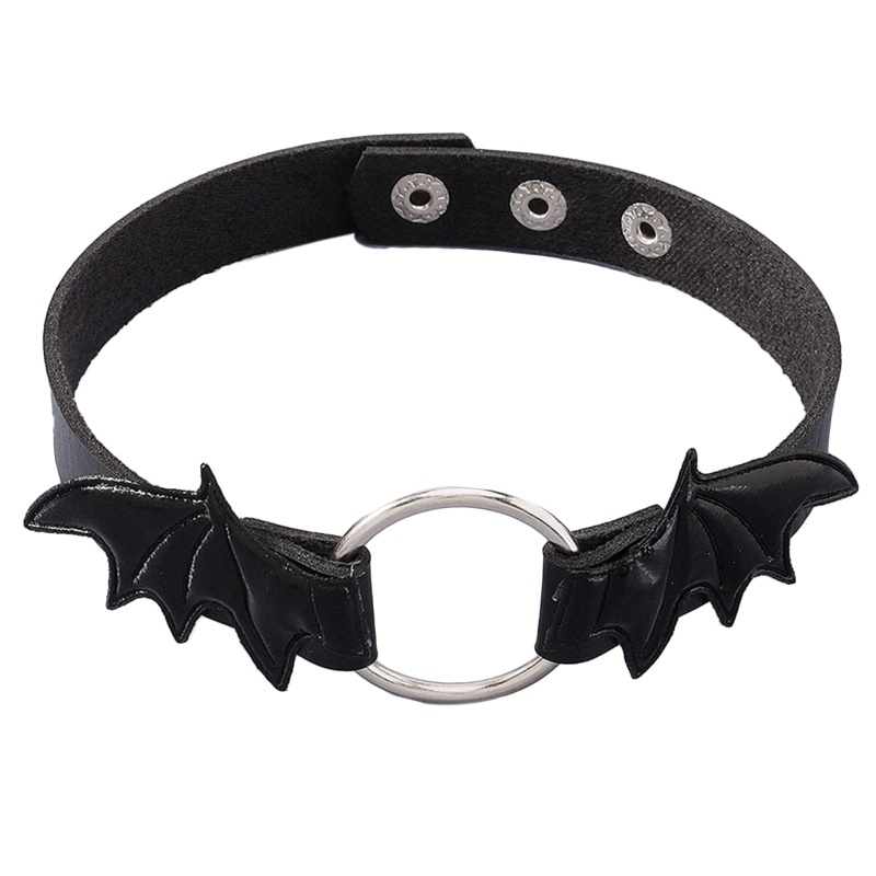 Vòng Cổ Choker Mặt Hình Cánh Trái Tim Phong Cách Harajuku
