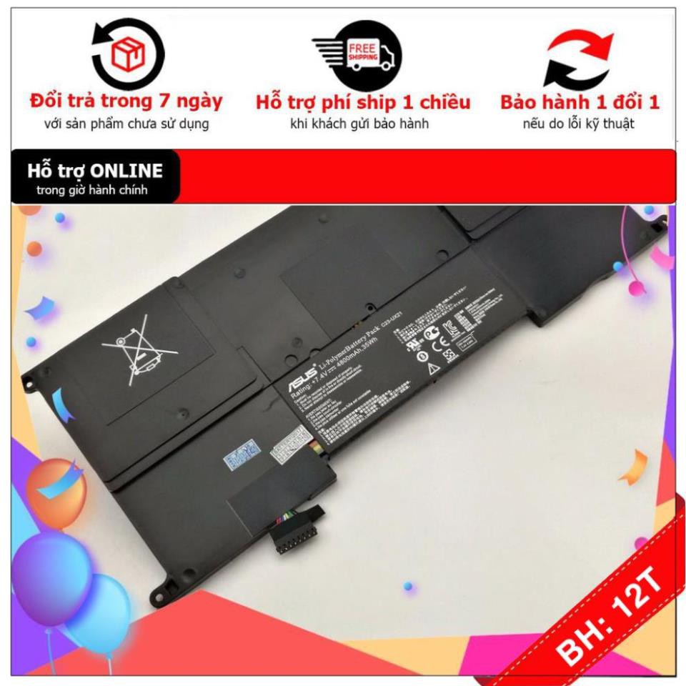 [BH12TH] ⚡️[Pin zin] Pin Laptop ASUS UX21 (ZIN) - 4 CELL - Ultrabook Zenbook UX21 UX21E (Cell dẹp) [MỚI]