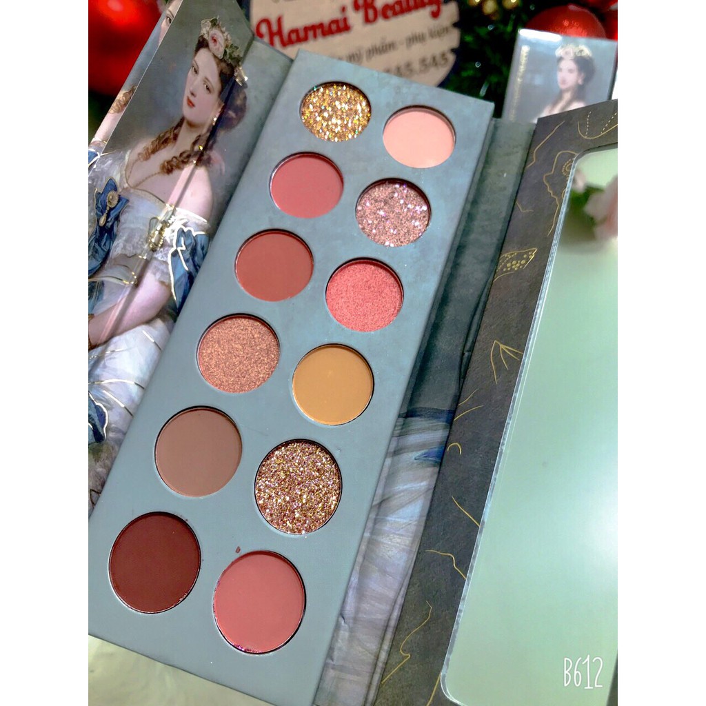 Hộp phấn nữ hoàng 12 ô cam tây cực sang | BigBuy360 - bigbuy360.vn