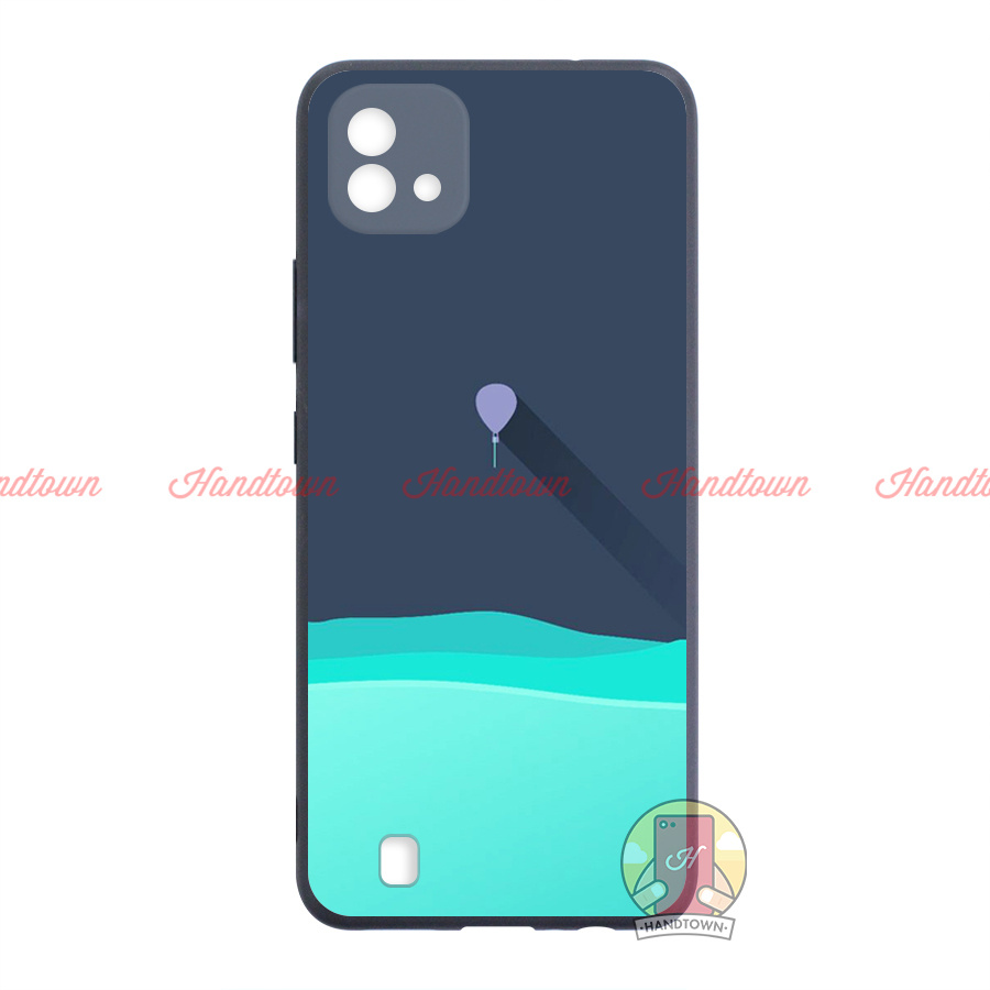Ốp Lưng Realme C11 2021 TPU Silicon Ốp Dẻo Toàn Bộ Viền Đen In Hình Nhiều Mẫu Chống Sốc Cao Cấp Phần A Handtown