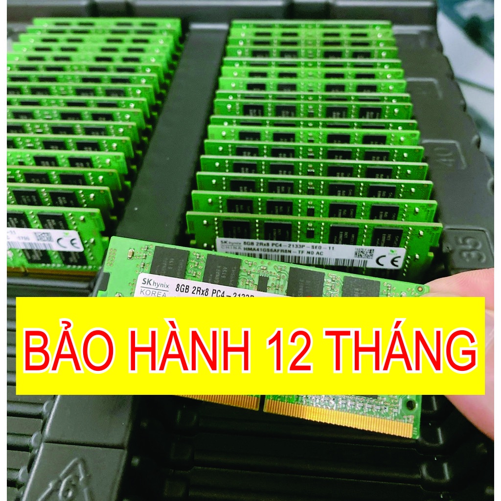 Ram Laptop 2GB 4GB 8GB DDR3 DDR3L DDR4 cũ bóc máy bảo hành 12 tháng