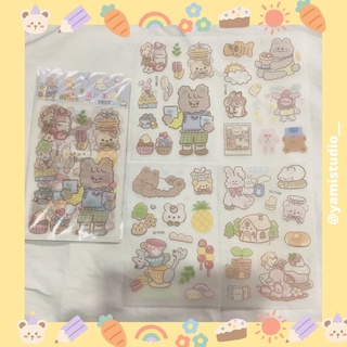 Set hình dán sticker decal 4 tấm
