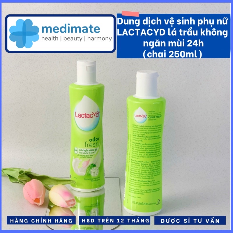 Dung dịch vệ sinh phụ nữ LACTACYD các loại (chai 250ml)