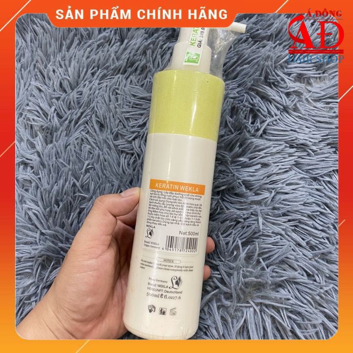 KERATIN PHỤC HỒI TÓC WEKLA CHO TÓC HƯ TỔN NẶNG ĐỨC 500ML