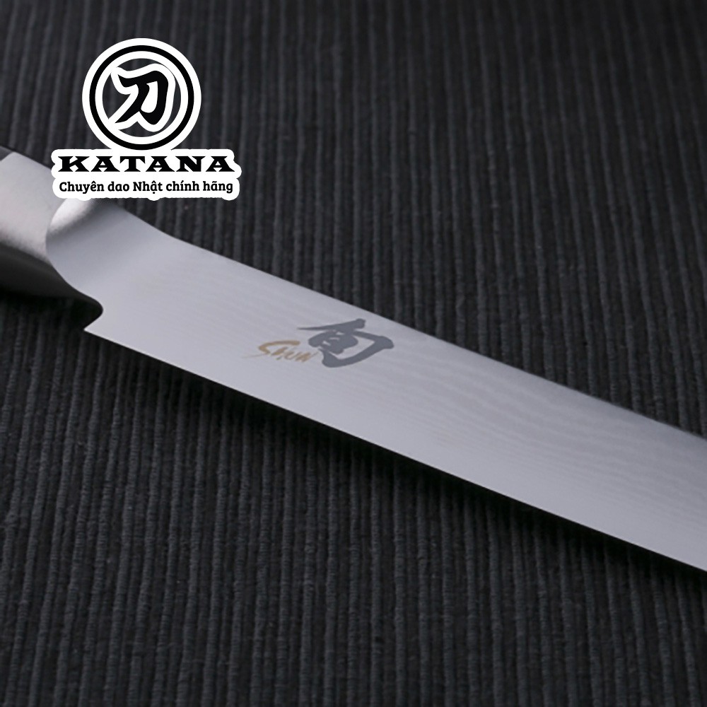 Dao bếp Nhật cao cấp Shun Classic Slicing thép Damascuss 69 lớp DM0704 (230mm)