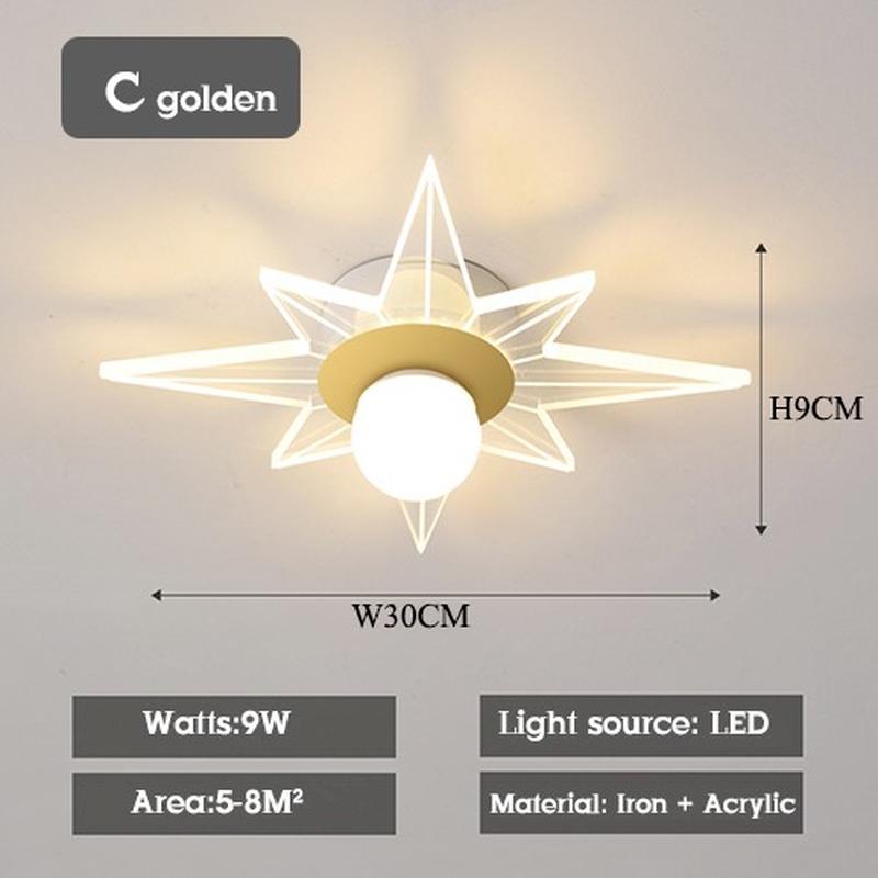 Đèn Led Gắn Trần Nhà Kiểu Dáng Đơn Giản