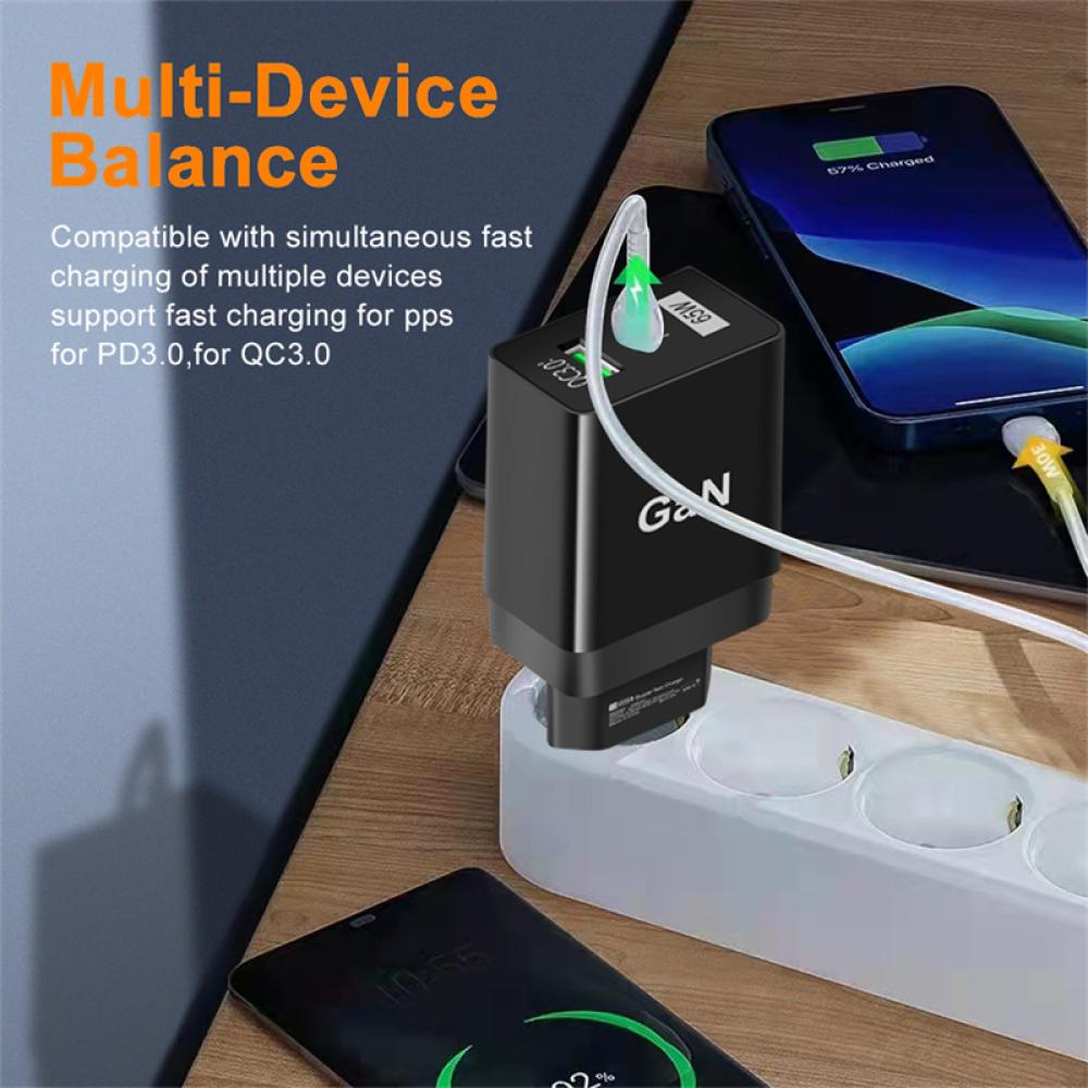 Cốc Sạc Nhanh QC PD 3.0 USB Type C 65W D2Z8