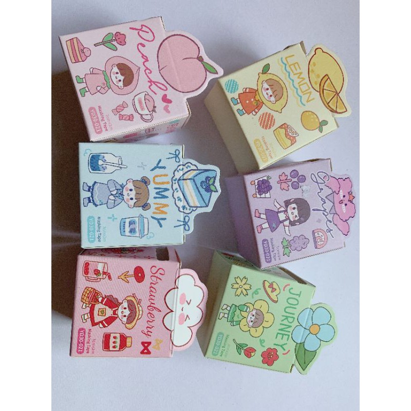 Sticker cute cuộn 2m
