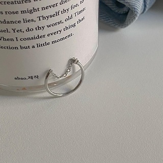 [silver925] Nhẫn Bạc Xích Nối