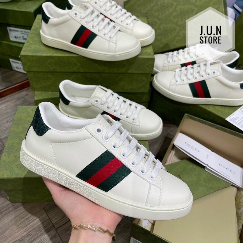 GIÀY GU.CI TRƠN DA THẬT SC CAO CẤP DA NHĂN