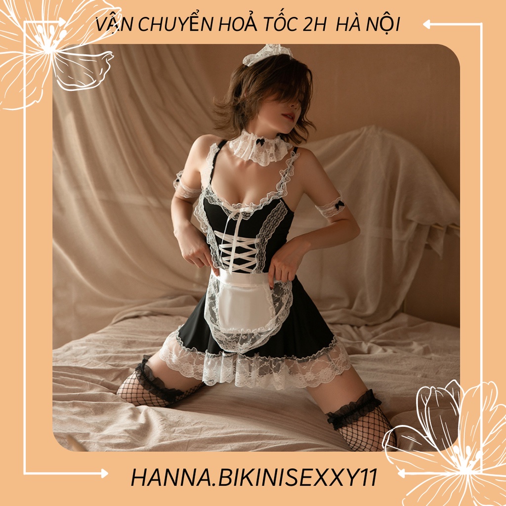 Đồ ngủ cosplay, đồ ngủ nữ sexy, đồ ngủ hầu gái cao cấp, hanna.bikinisexxy11 | BigBuy360 - bigbuy360.vn