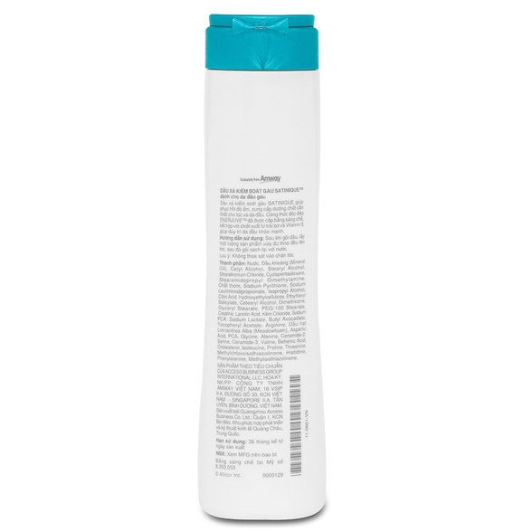 SATINIQUE Anti-dandruff Shampoo/Conditioner - Dầu gội, dầu xả kiểm soát gàu SATINIQUE 280ml