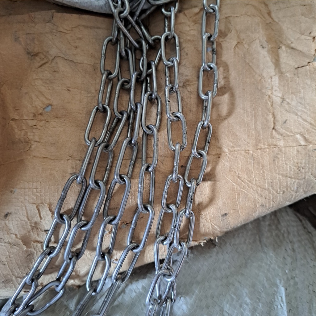 Dây phơi quần áo, dây phơi đồ inox dày 3mm tải trọng 30 - 50kg tặng kèm 2 móc nở sắt