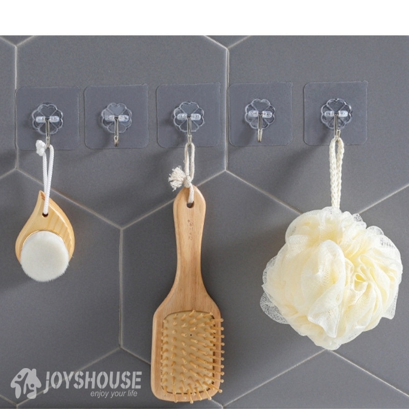 Móc dán tường chịu lực siêu dính trong suốt 6x6cm JOYSHOUSE