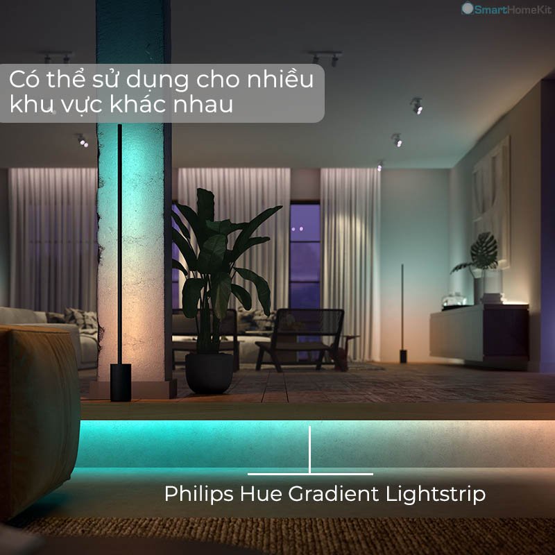 Đèn Led dây Philips Hue Gradient Ambiance Lightstrip | Base Pack 2M 16 triệu màu