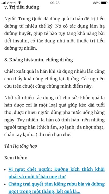 1kg la hán quả to già