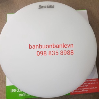 Đèn led ốp trần tròn tràn viền 30w rạng đông ip54 chống bụi và nước ln12 300/30w