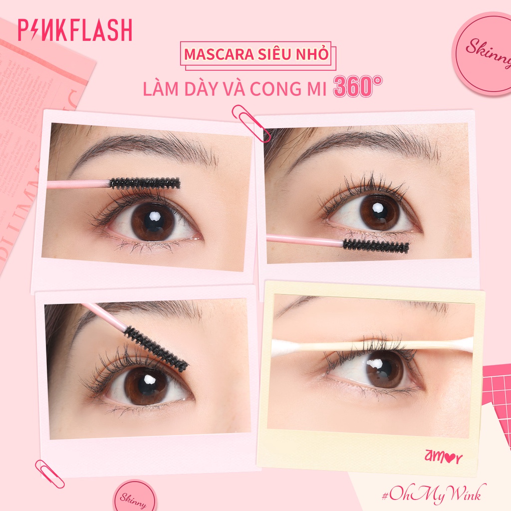 PINKFLASH OhMyWink Mascara Thành Phần Sợi Làm Dài Mi Độc Đáo 30g