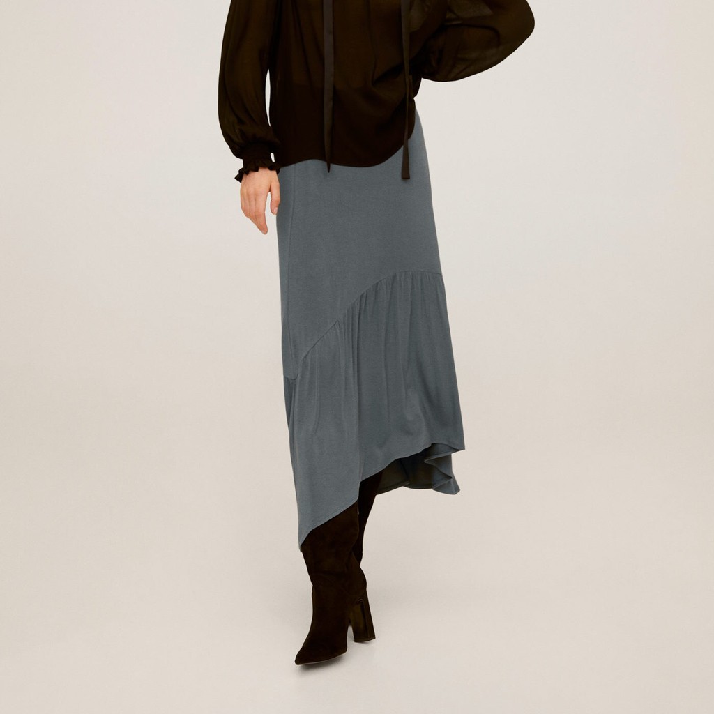 Váy Xếp Ly Midi MNG 67095908 XÁM - SIZE XS,S,M,L | BigBuy360 - bigbuy360.vn