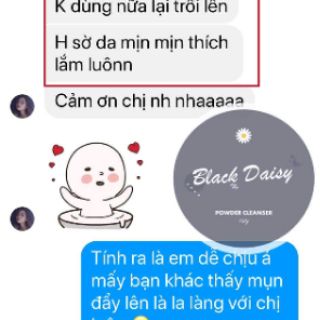 BỘT RỬA MẶT BLACK DAISY - TẶNG KÈM XẺNG