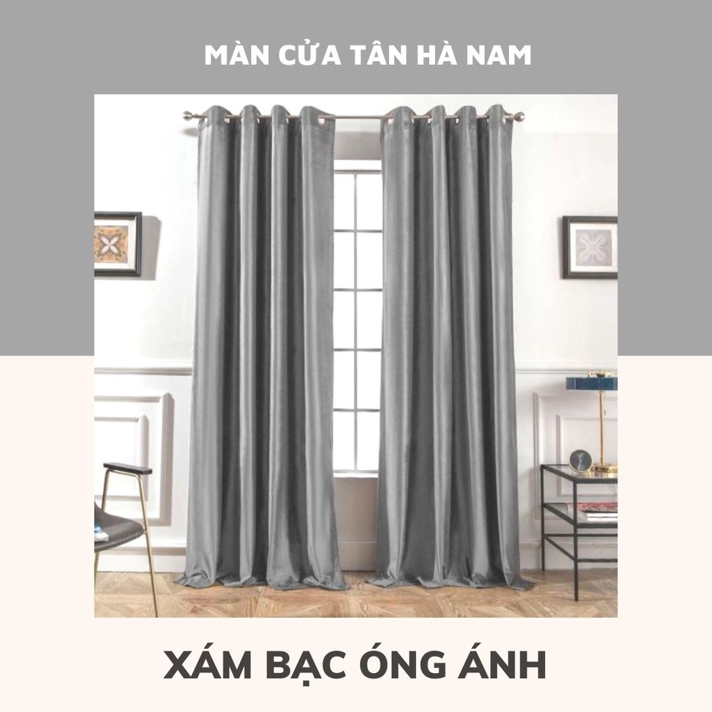 Rèm Cửa Sổ Phòng Ngủ - Khả Năng Chống Nắng Tốt - Vải Trang Trí Decor Phòng - Màn cửa TÂN HÀ NAM